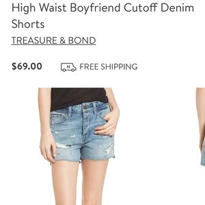Treasure and Bond denim shorts
